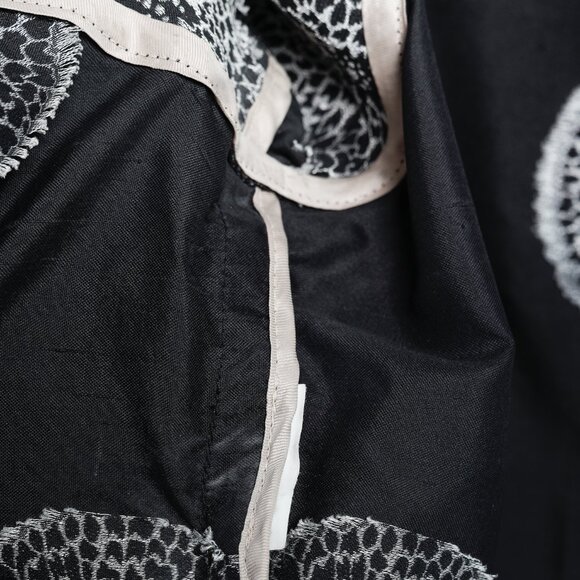 Armani Collezioni Black Shantung Mandala-Jacquard Jacket - Picture 10 of 10